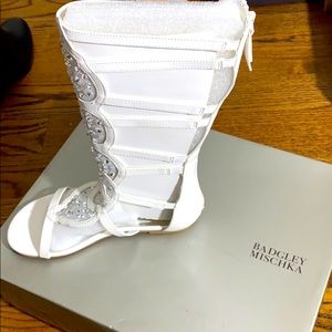 Badgley Mischka Girls' Cara Bella Flat 3 Little